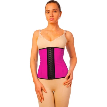 Женский корсет утягивающий для похудения размер Sculpting Clothes 815 XL объем талии 76-84 см Розовый