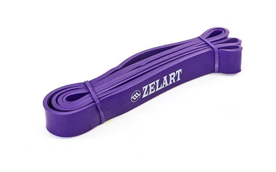 Резина для фитнеса и подтягиваний Zelart Power Bands 941-6 мощность M фиолетовый