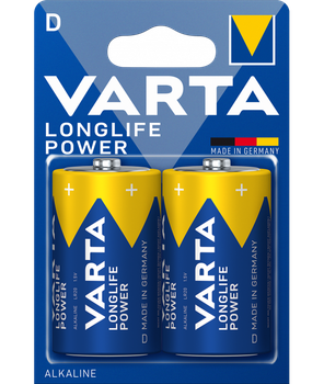 Батарейка Varta Longlife Power D BLI 2 шт