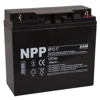 Батарея NPP 12В 17 Ач (NP12-17) (NPP-NP12-17)