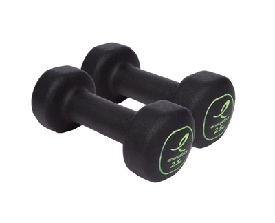 Набір гантелі ENERGETICS Neoprene Dumb Pairs Чорний (2х2,5 кг) (80961543)