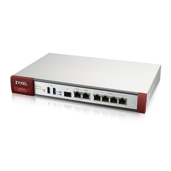 Міжмережевий екран ZYXEL ZyWALL ATP200 (ATP200-EU0102F) (2xGE WAN, 4xGE LAN/DMZ, 1хSFP, 2xUSB3.0, AP Controller (8/40), Sandbox та Botnet Filter, з підпискою Gold на 1 рік (повний UTM- SecuReporter та управління 40 AP)