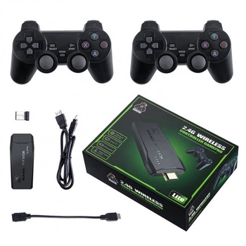 Бездротова ігрова приставка LITE GREEN HDMI 3535 ігор Dendy, Sega, Аркадні ігри, Game Boy, Nintendo, Atari, PlayStation 1