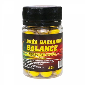 Бойл 3KBaits Balance насадочный Тигровый орех 12мм 30г (3KB1430)