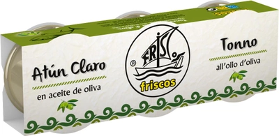 Упаковка тунца Friscos в оливковом масле 80 г х 3 шт (8410315060170)