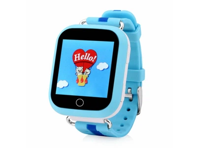 Детские умные смарт часы SMART WATCH Q100S (GPS + LBS + WIFI) Blue