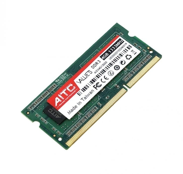 SoDIMM DDR3 1333 4Gb для ноутбука SDRAM оперативная память PC3-10600 AITC AID34G13SOD (770008607)