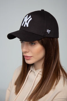 Бейсболка FAMO BK-M-NY5512 Чорно-білий 55-56 55-56 (BK-M-NY5512)