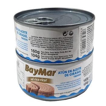 Тунец в подсолнечном масле BayMar, 160г