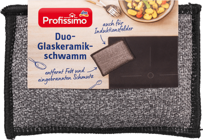 ​Губка для склокерамічних та індукційних плит марки DM Profissimo Duo-Glaskeramik-Schwamm 1шт