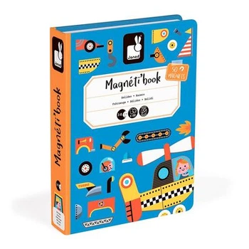 Магнитная книга Janod Транспорт (J02715) (10-547615)