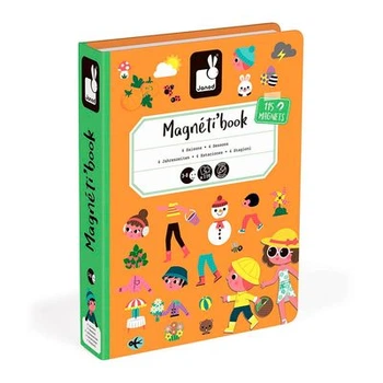 Магнитная книга Janod 4 сезона (J02721) (10-547621)