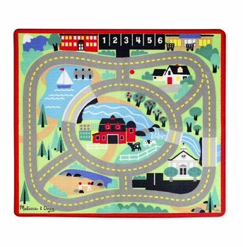 Игровой коврик с машинками "Городская дорога" Melissa & Doug (MD19400)