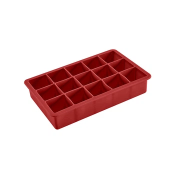 Силиконовая форма для льда CUMENSS AI-807 Red 15 кубики