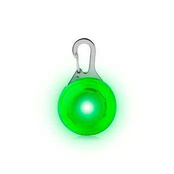 LED подвеска на ошейник для собак Friend HY-0501 Green