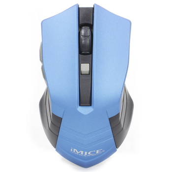 ★Мышь беспроводная iMICE E-2310 Blue 800/1200/1600 DPI 6 кнопок компьютерная Радиус до 10 м для ноутбука и Пк (SKU_3222-9358)