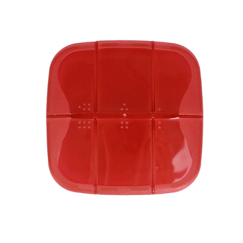 Таблетница органайзер Lesko FY-8828 Red контейнер для таблеток (SKU_8326-30386)