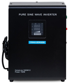 ДБЖ Challenger HomeLine 1000W12 (700 Вт) з правильною синусоїдою 12В