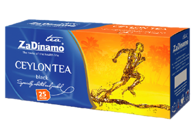 Чай чорний цейлонський Za Dinamo Ceylon пакетований 25*2 г