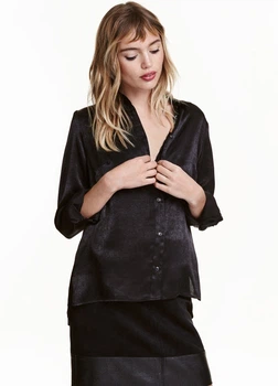 Блузка H&M 34 Чорний 0430554_12