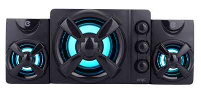 Мультимедійна акустика ERGO ES-287 USB 2.1 Black (6678980)