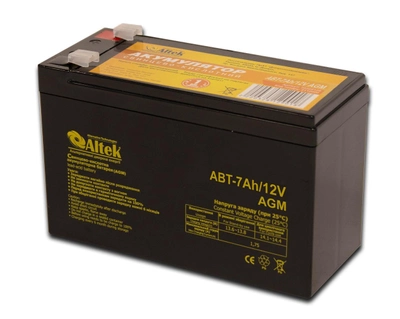 Аккумулятор ALTEK ABT-7Аh/12V AGM
