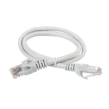 Патч корд GTO Patch Cord UTP Cat. 5e алюминий + медь 0.5м Белый