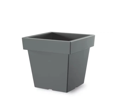 Горшок для цветов Prosperplast Lofly Square Low 20см Серый (DLOFL200-405U)