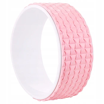 Колесо для йоги и фитнеса Springos Dharma YG0019 Pink/White