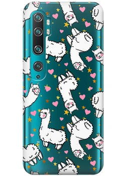 Силіконовий чохол iSwag для Xiaomi Mi CC9 з малюнком Лами (H212)