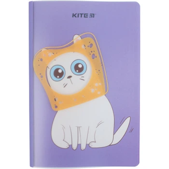 Блокнот Kite А5+ 40 листов, Bread cat (K22-460-4)