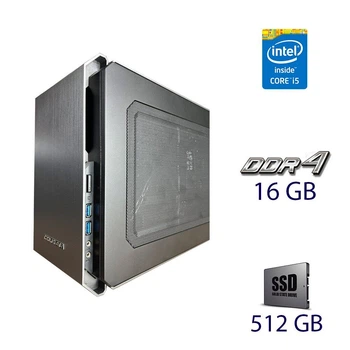 Игровой ПК Cougar QBX Tower NEW / Intel Core i5-10400F (6 (12) ядра по 2.9 - 4.3 GHz) / 16 GB DDR4 / 512 GB SSD / MSI GTX 1070 AERO ITX, 8 GB GDDR5, 256-bit / 620W б/у