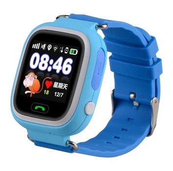 Детские смарт-часы Wonlex с GPS GW100 (Q90) Голубые