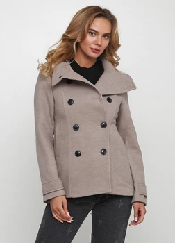Пальто піджак H&M 36 Темно-бежевий 0390162_бежевий_04