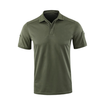 Мужская тактическая футболка с коротким рукавом Lesko A817 Green размер L форменная