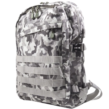 Рюкзак міський KAKA KA-666 Camouflage Grey з вологозахистом