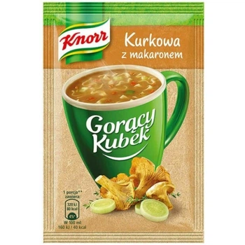 Суп горячая кружка Knorr с грибами лисичками и лапшой, 17 г