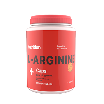 Амінокислота L-Аргінін AB PRO L-Arginine Caps 350 капсул