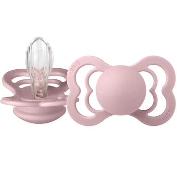 Ортодонтична пустушка BIBS Supreme Silicone Pink Plum 6+ розмір 2