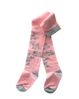 Колготки Дитячі Демісезонні Kid Step 80-86 Бавовна 901 Пандочки Рожевий
