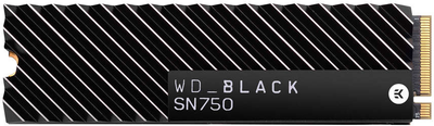 Western Digital Black SN750 NVMe SSD 500GB M.2 2280 PCIe 3.0 x4 3D NAND (TLC) (WDS500G3XHC)