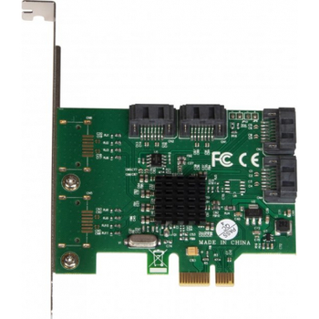Плата расширения Frime 88SE9215 4хSATA3 PCIe (ECF-PCIEto4SATAIII002)