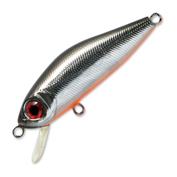 Воблер Pontoon 21 Crack-Jack 78F-MR, 78mm, 9.8g, 1.3-1.7m 051 Metallic HG Silver&Black