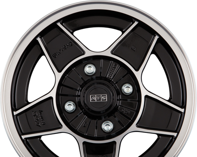 ATS CLASSIC Diamant Schwarz Frontpoliert R13 W8 PCD4x100 ET1 DIA57