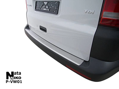 Накладка на бампер Volkswagen T5 2003- с загибом NataNiko Z-VW29