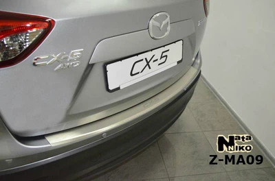 Накладка на бампер Mazda CX-5 2012- с загибом NataNiko Z-MA09