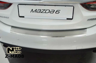 Накладка на бампер Mazda 2013- с загибом NataNiko Z-MA08