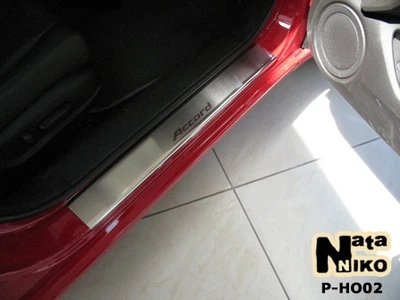 Накладки на пороги Honda Accord VIII 2008- premium NataNiko P-HO02