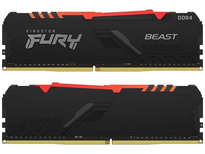 Модуль пам`яті DDR4 2x16GB/3200 Kingston Fury Beast RGB (KF432C16BB1AK2/32)