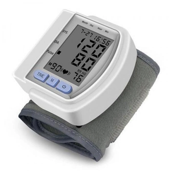 Тонометр електронний напульсний на зап'ясті на батарейках Blood Pressure Monitor CK 102S